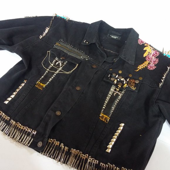 Handmade Jacket - Rat Tails and Coke Nails L - Picture 4 of 13